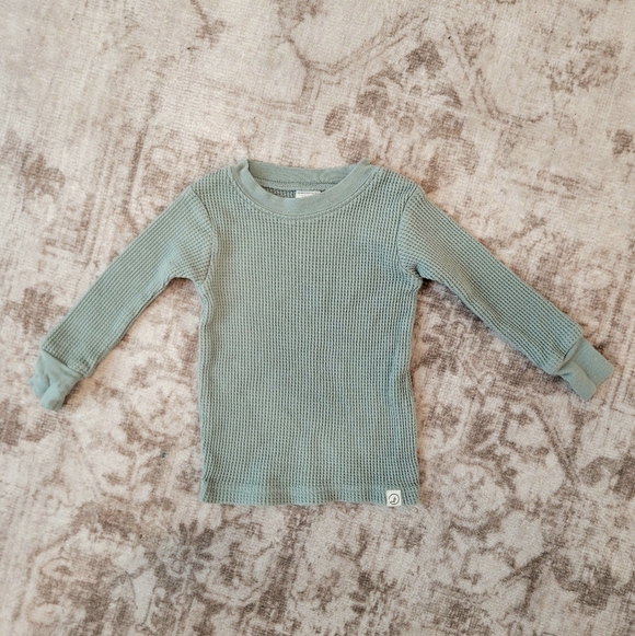 Carter's Other - Carter’s Baby Boy Organic Cotton Thermal Top Light Green 9M